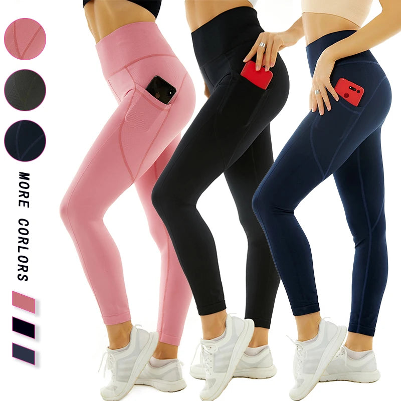 Elevate Your Workout with JSN High Waist Women's Tummy Control Yoga Pants - Comfort Meets Style for Every Active Woman