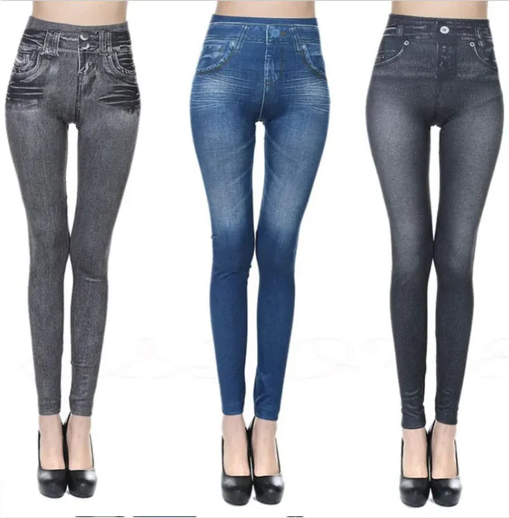 Jean-Inspired Leggings for womens