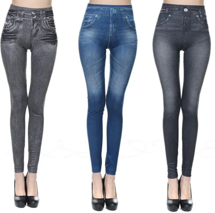 Jean-Inspired Leggings for womens